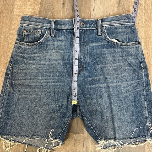 ❄️ CURRENT/ELLIOTT 'the Boyfriend' Stretch Denim Cutoff Shorts - Picture 8 of 8